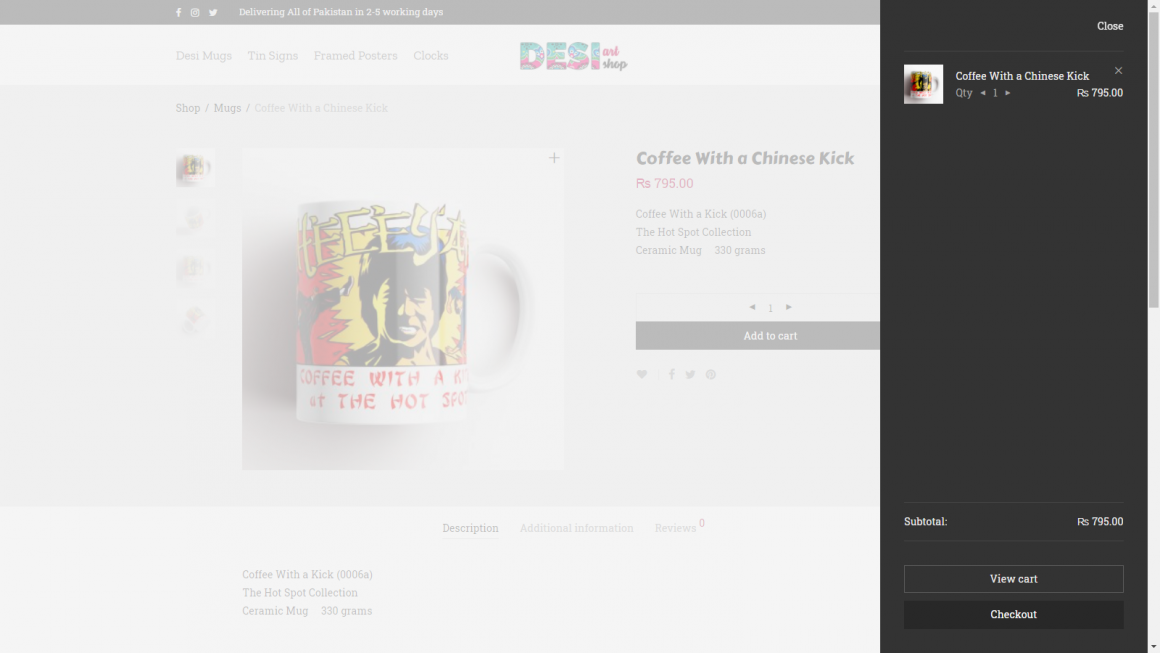 Desi Art Shop – WordPress