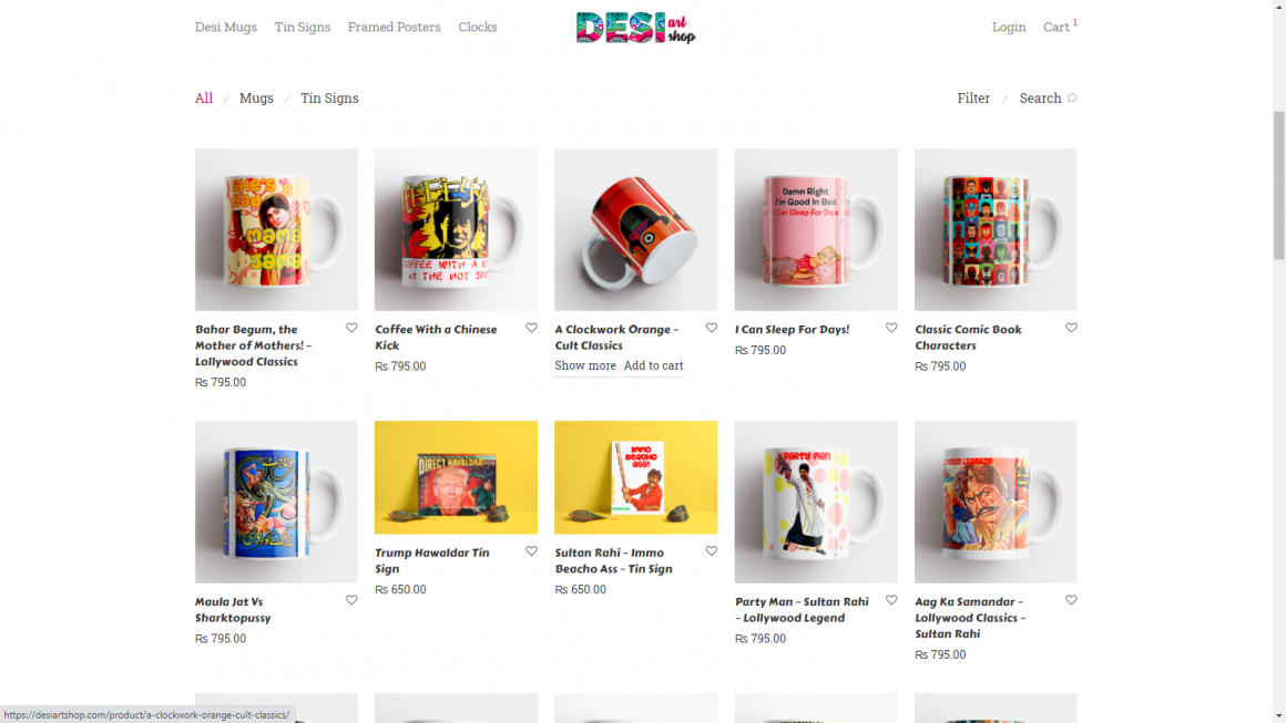 Desi Art Shop – WordPress