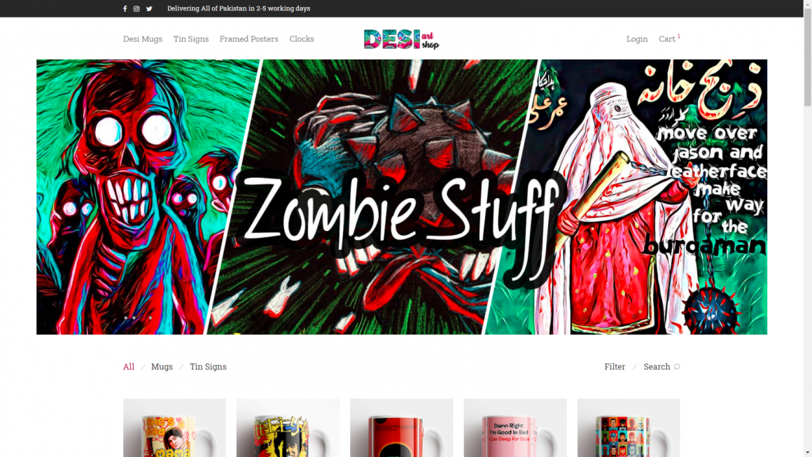 Desi Art Shop – WordPress